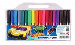 Фломастеры 24 цв. &quot;Hot Wheels&quot; на водной основе , с вентилируемым колпачком тм.CENTRUM