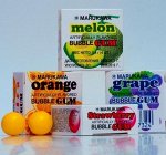 Резинка жевательная Marukawa 4 шарика: дыня, виноград, клубника, апельсин