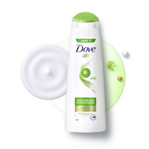 DOVE Hair Therapy шампунь контроль над потерей волос для ослабленных тонких волос 380 мл