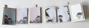 Стикеры/бумага для заметок "Detective Conan", 6*8 см, 6 дизайнов по 20 стикеров