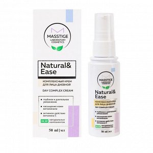 Комплексный дневной крем с пантенолом "Natural&Ease" 94,5% натур. компонентов MASSTIGE 50мл., шт