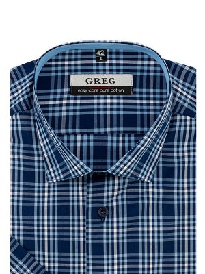 Сорочка мужская короткий рукав GREG 225/101/6729/C/1