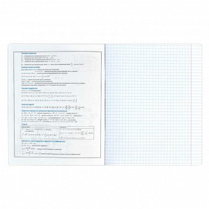 ФЕНИКС+ Тетрадь предметная арт. 60489/ АЛГЕБРА /48 л., А5+, вн.блок - клетка, выборочный ТВИН УФ-лак.