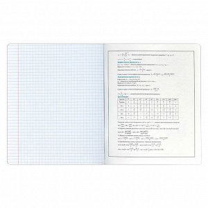 ФЕНИКС+ Тетрадь предметная арт. 60489/ АЛГЕБРА /48 л., А5+, вн.блок - клетка, выборочный ТВИН УФ-лак.