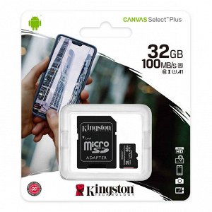 Карта памяти Canvas Select Plus microSD флешка 32GB
