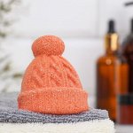 Шипучая бомбочка &quot;Шапочка&quot; с ароматом лаванды, красная, 100 гр