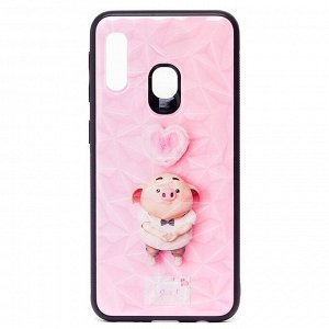 Чехол-накладка SC150 для "Samsung SM-A202 Galaxy A20e" (pink) (007)