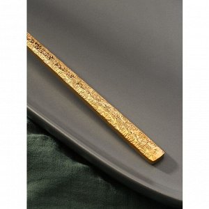 Вилка столовая Magistro «Лин GOLD», 19,8?2,5 см, на подвесе, цвет золотой