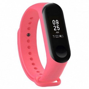 Ремешок WB13 для "Xiaomi Mi Band 3/Mi Band 4" силиконовый (pink)