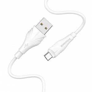 Кабель USB - micro USB Borofone BX18  200см 2,4A (white)