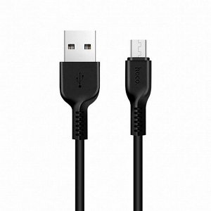 Кабель USB - micro USB Hoco X20 для HTC/Samsung (100 см) (black)