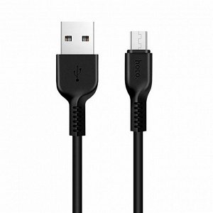 Кабель USB - micro USB Hoco X20 для HTC/Samsung (200 см) (black)