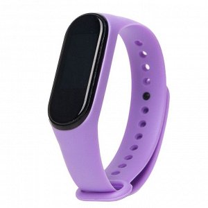 Ремешок WB13 для "Xiaomi Mi Band 3/Mi Band 4" силиконовый (light violet)