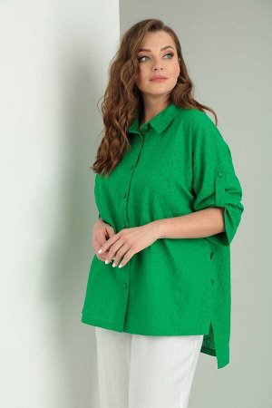 Блуза / Rishelie 899-1 зеленый