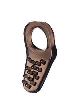 Эрекционное кольцо на пенис XLover by TOYFA, TPE, черный прозрачный, 4 см