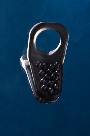 Эрекционное кольцо на пенис TOYFA XLover, Термопластичный эластомер (TPE), черный, 4 см
