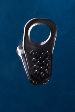 Эрекционное кольцо на пенис XLover by TOYFA, TPE, черный прозрачный, 4 см