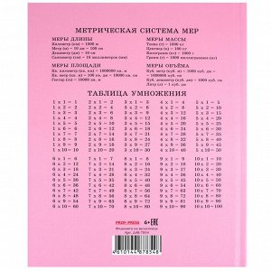 Дневник школьный Проф-Пресс 1-4 кл., 48л., 7БЦ, глиттер., переплет.,"Фламинго на велосипеде"