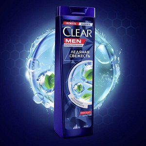 Clear MEN мужской шампунь против перхоти Ледяная свежесть с лаймом, ментолом и цинком 400 мл