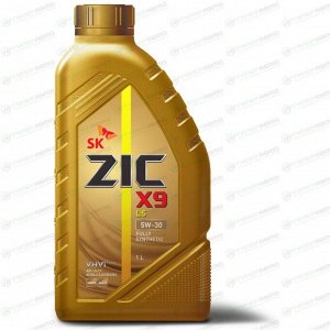Масло моторное ZIC X9 LS 5w30, синтетическое, API SN/CF, ACEA C3, универсальное, 1л, арт. 132608