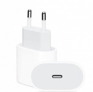 Зарядное устройство сетевое вход Type C (Usb C). PD charger 20w. Быстрая зарядка для телефона