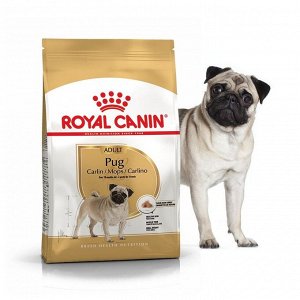 Royal Canin  PUG ADULT (МОПС ЭДАЛТ)
Питание для взрослых собак породы мопс в возрасте от 10 месяцев и старше