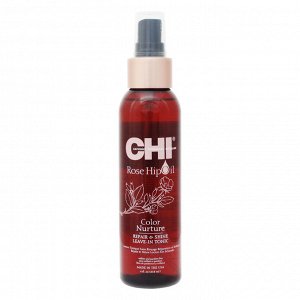 Чи Несмываемый тоник с маслом шиповника для окрашенных волос, 118 мл (Chi, Rose Hip Oil)