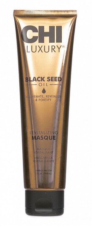 Чи Оживляющая Маска для волос с маслом семян черного тмина Revitalizing Masque, 147 мл (Chi, Luxury)