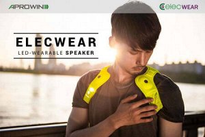 Аудиожилет для спортсменов со светодиодами ElecWear EW902BTL