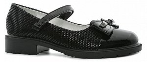 Туфли МИКАСА, артикул AV28-3-1, цвет черный, материал иск.кожа