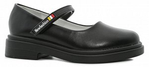 Туфли МИКАСА, артикул AV5-3-1, цвет черный, материал иск.кожа
