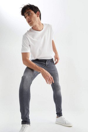 DEFACTO Джинсы Super Skinny Fit с нормальной талией и узкими штанинами