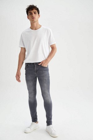 DEFACTO Джинсы Super Skinny Fit с нормальной талией и узкими штанинами