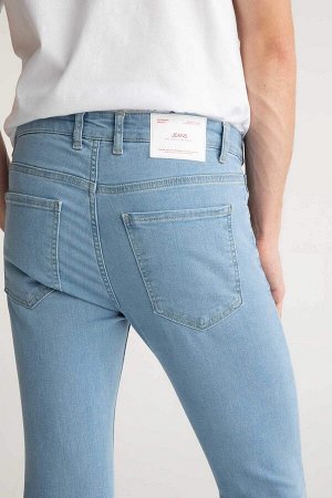 Двусторонние джинсовые брюки Super Skinny Fit с нормальной талией и тонкими штанинами