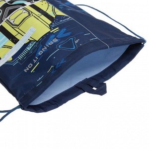 Мешок для обуви Transformers, 460 x 330 мм, синий