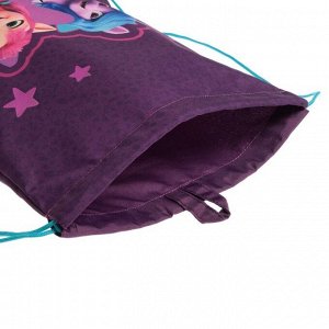 Мешок для обуви My Little Pony, 460 x 330 мм, фиолетовый