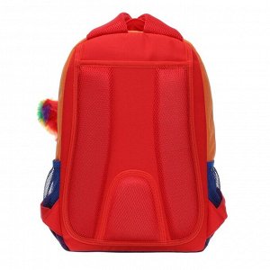 Рюкзак школьный Grizzly, 40 х 25 х 13 см, эргономичная спинка, отделение для ноутбука