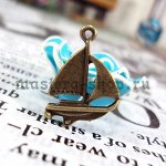 Винтажная подвеска Парусник