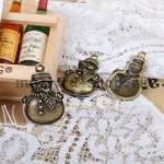 Винтажная подвеска Снеговик