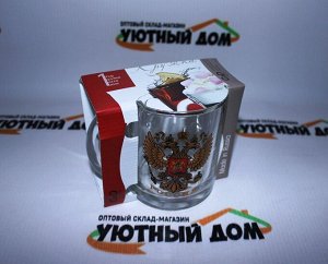 Кружка 320мл "Герб России"  в подарочной упаковке
