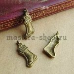 Винтажная подвеска Новогодний сапог