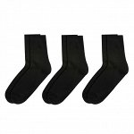 Набор мужских носков (3 пары), цвет черный