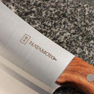 Нож кухонный Hatamoto, топорик для мяса, лезвие 18,5 см