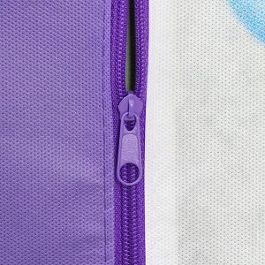 Чехол для одежды детский «Зайчата», 50?80 см, спанбонд, цвет фиолетовый