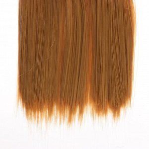 Школа талантов Волосы - тресс для кукол «Прямые» длина волос: 15 см, ширина:100 см, цвет № 27