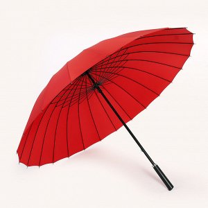 Зонт трость, цвет красный