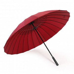 Зонт трость, цвет бордовый