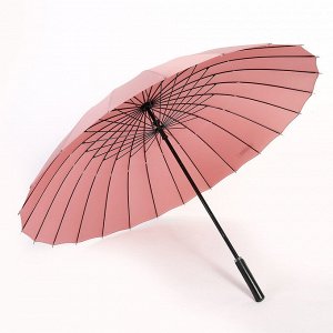 Зонт трость, цвет персиковый