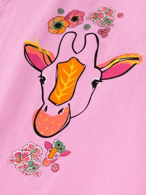 Комплект для девочек "Giraffe", цвет Розовый