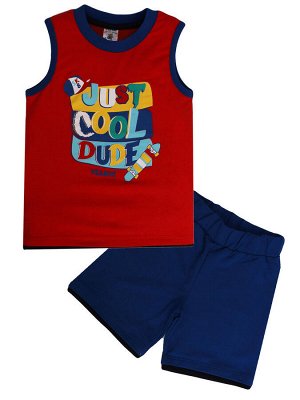 Комплекты для мальчиков "Just cool dude", цвет Красный